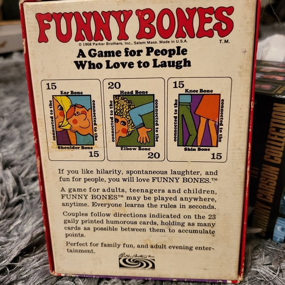 Vintage Funny Bones Humorous Card Game - Picture 2 of 4